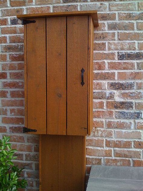 disguise electric box|how to hide outside electrical box.